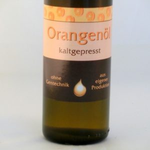 Orangenöl kaltgepresst