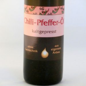 Chili-Pfeffer-Öl kaltgepresst