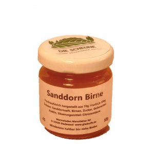 Sanddorn Birne