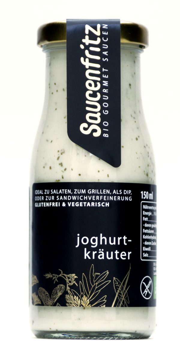 Joghurt Kraeuter Sauce