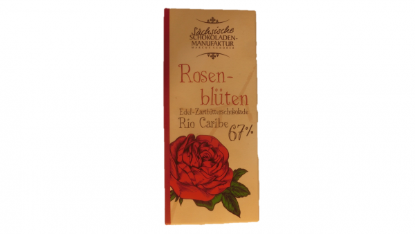 zartbitterschokolade rosenbluete