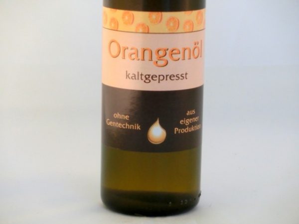 Orangenöl kaltgepresst