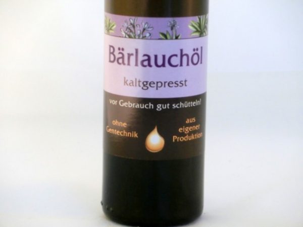 Bärlauchöl kaltgepresst