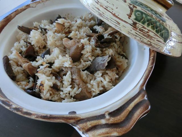 Ricemeal with asian mushrooms