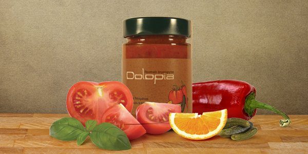 Tomatensauce mit Orangen und roter Spitzpaprika
