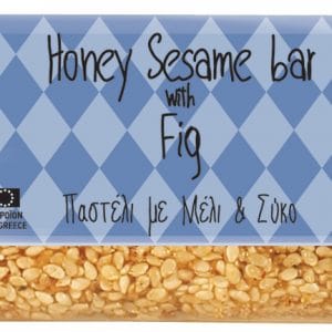 Honig Sesam Riegel mit Feigen aus Griechenland Pasteli